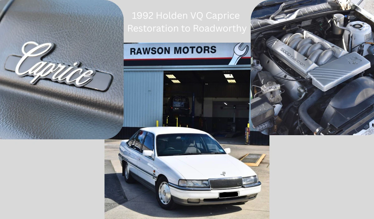 Rawson Motors - 1992 Holden VQ Caprice Restoration to Roadworthy